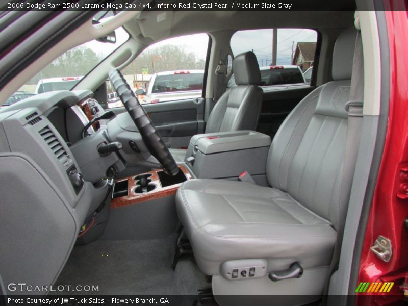 Inferno Red Crystal Pearl / Medium Slate Gray 2006 Dodge Ram 2500 Laramie Mega Cab 4x4