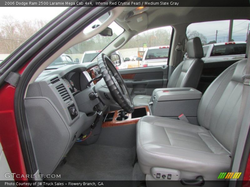 Inferno Red Crystal Pearl / Medium Slate Gray 2006 Dodge Ram 2500 Laramie Mega Cab 4x4