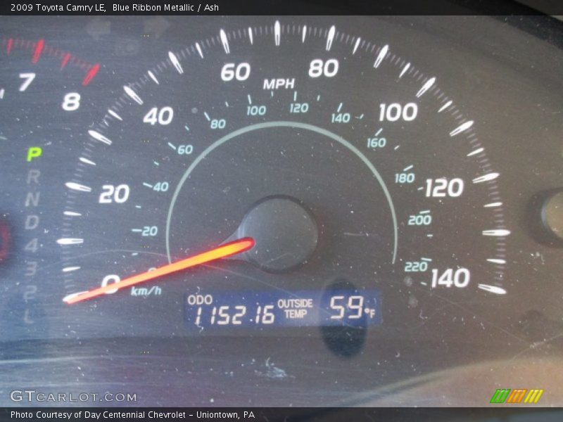 Blue Ribbon Metallic / Ash 2009 Toyota Camry LE