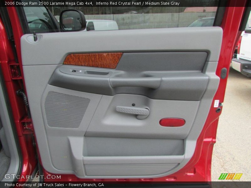 Inferno Red Crystal Pearl / Medium Slate Gray 2006 Dodge Ram 2500 Laramie Mega Cab 4x4