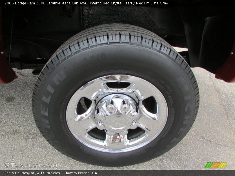 Inferno Red Crystal Pearl / Medium Slate Gray 2006 Dodge Ram 2500 Laramie Mega Cab 4x4