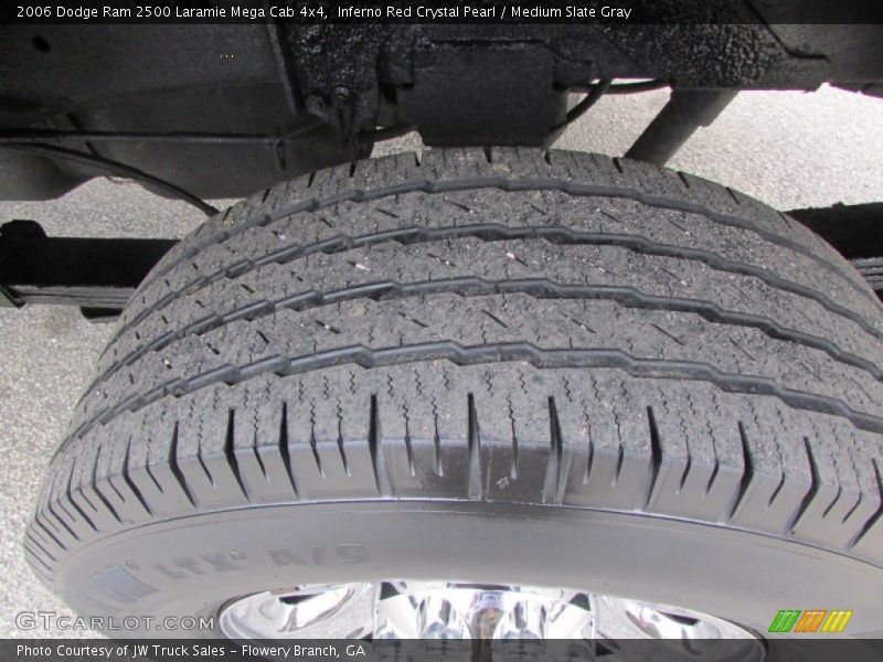 Inferno Red Crystal Pearl / Medium Slate Gray 2006 Dodge Ram 2500 Laramie Mega Cab 4x4