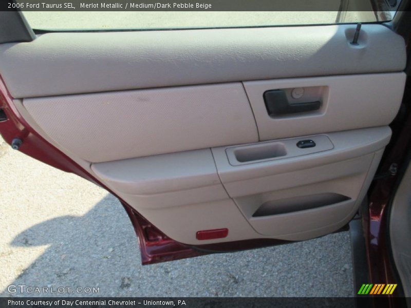 Merlot Metallic / Medium/Dark Pebble Beige 2006 Ford Taurus SEL