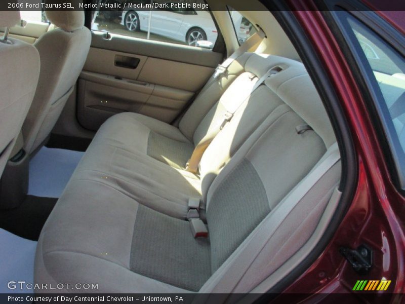 Merlot Metallic / Medium/Dark Pebble Beige 2006 Ford Taurus SEL