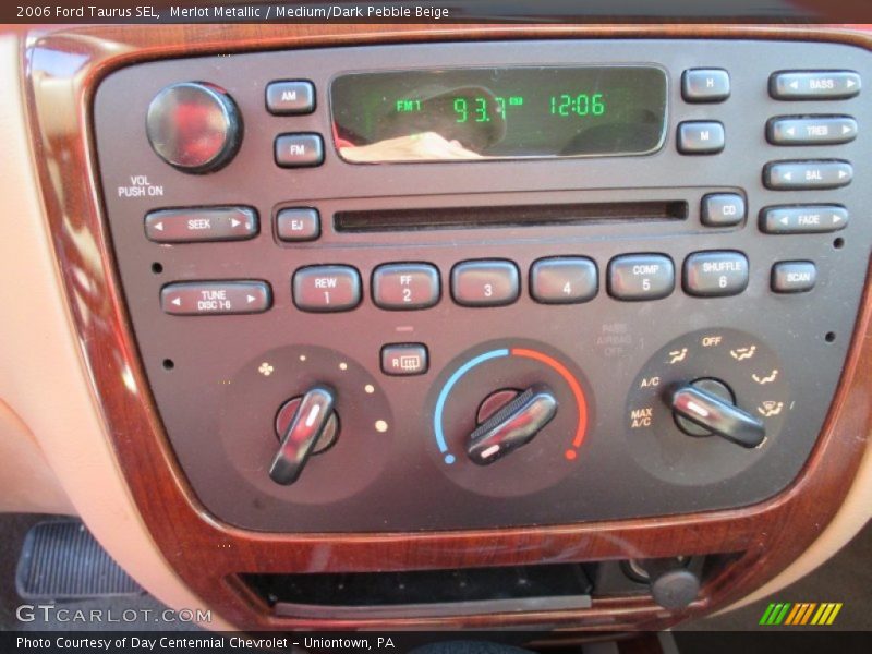 Merlot Metallic / Medium/Dark Pebble Beige 2006 Ford Taurus SEL