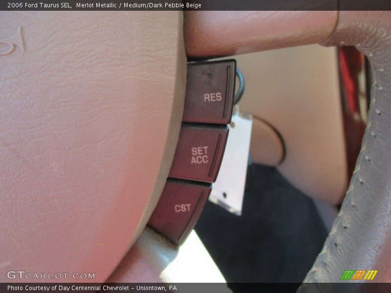 Merlot Metallic / Medium/Dark Pebble Beige 2006 Ford Taurus SEL