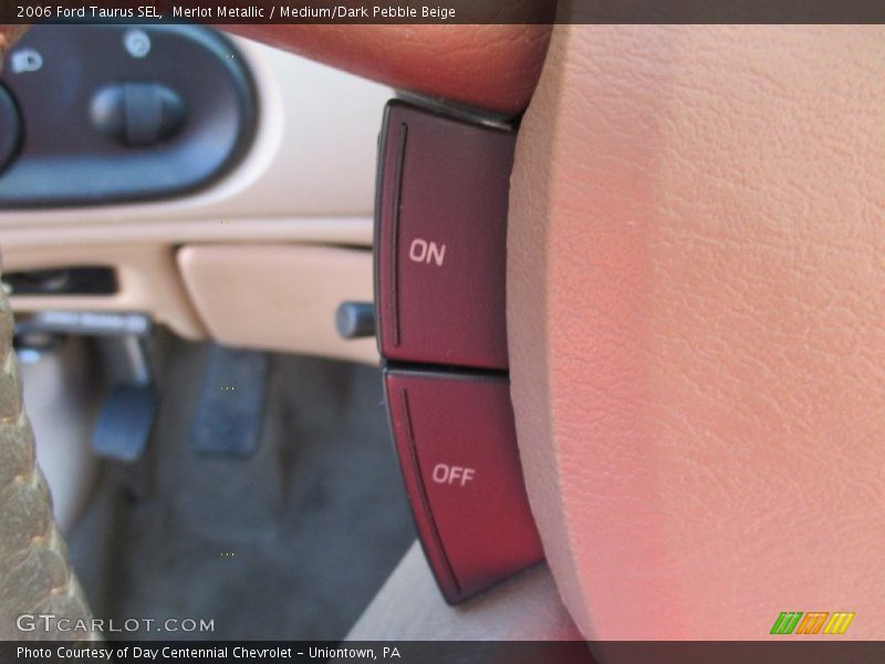 Merlot Metallic / Medium/Dark Pebble Beige 2006 Ford Taurus SEL