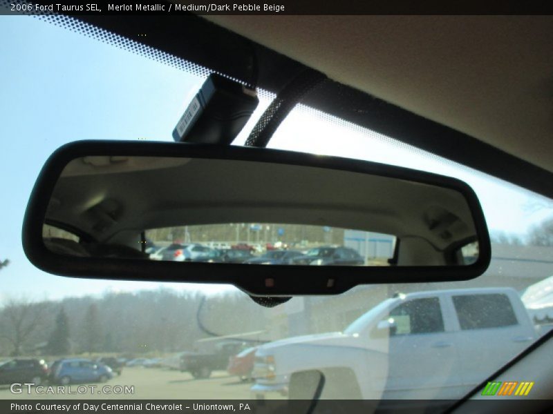 Merlot Metallic / Medium/Dark Pebble Beige 2006 Ford Taurus SEL