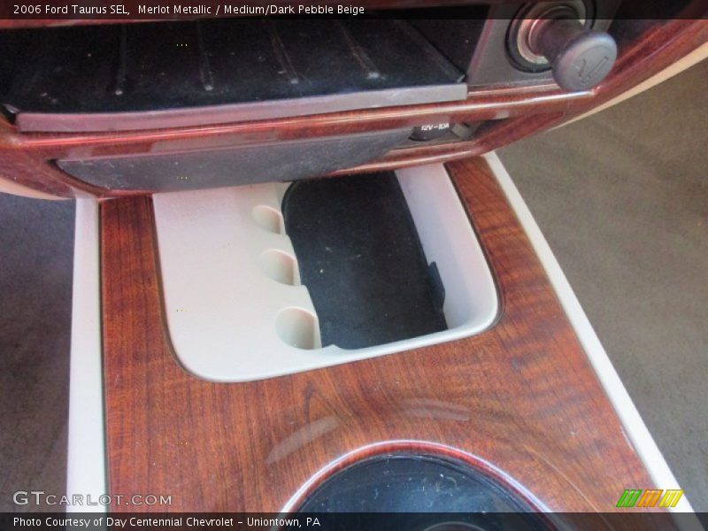 Merlot Metallic / Medium/Dark Pebble Beige 2006 Ford Taurus SEL
