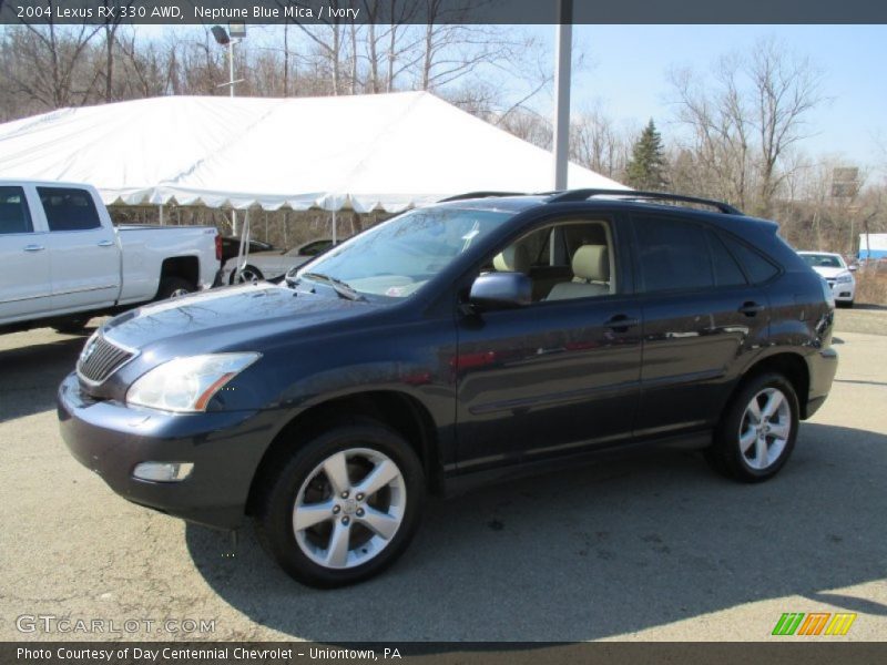 Neptune Blue Mica / Ivory 2004 Lexus RX 330 AWD