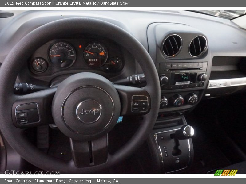 Granite Crystal Metallic / Dark Slate Gray 2015 Jeep Compass Sport