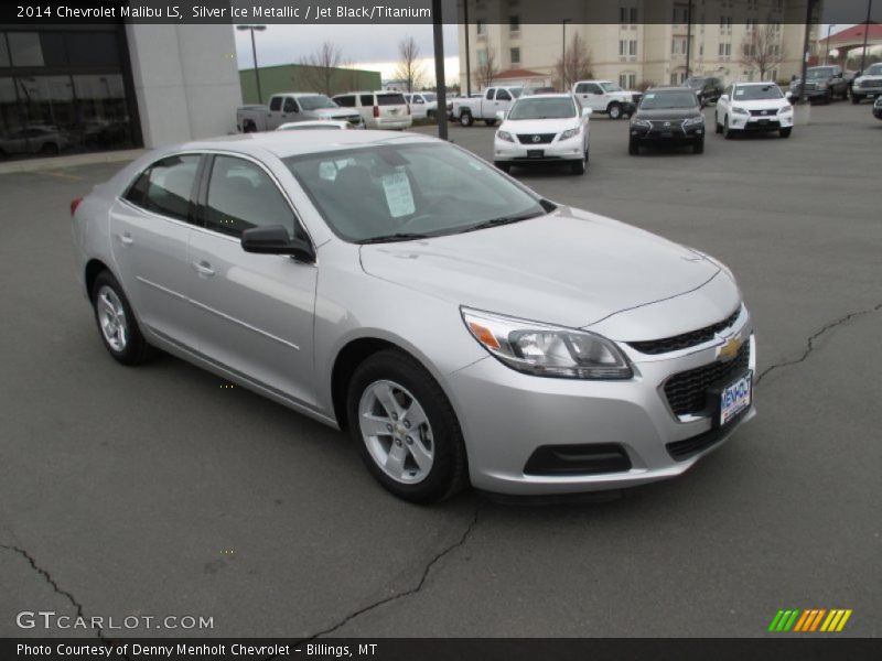 Silver Ice Metallic / Jet Black/Titanium 2014 Chevrolet Malibu LS