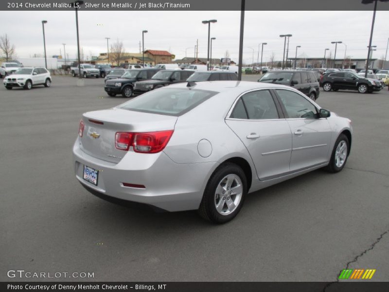 Silver Ice Metallic / Jet Black/Titanium 2014 Chevrolet Malibu LS