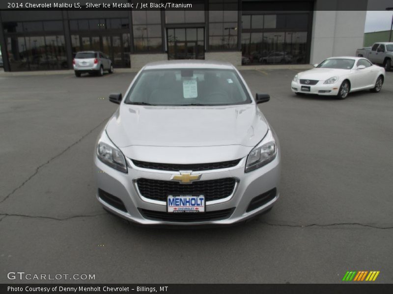 Silver Ice Metallic / Jet Black/Titanium 2014 Chevrolet Malibu LS