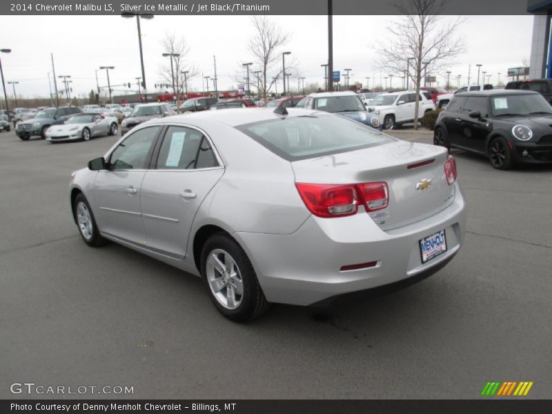 Silver Ice Metallic / Jet Black/Titanium 2014 Chevrolet Malibu LS