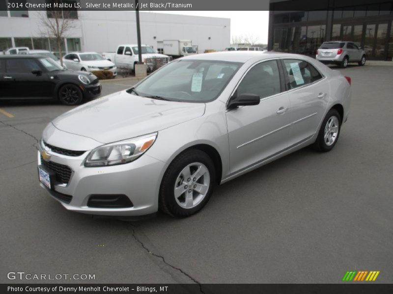 Silver Ice Metallic / Jet Black/Titanium 2014 Chevrolet Malibu LS