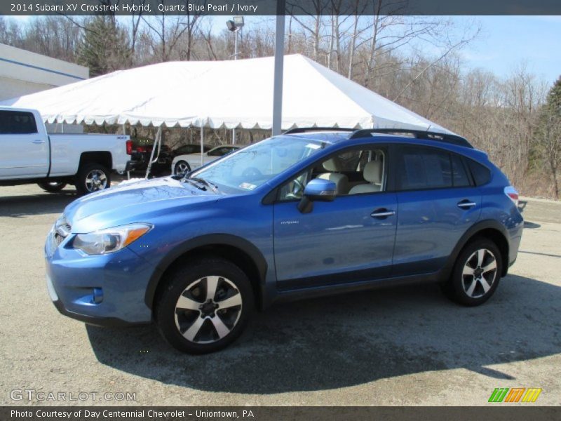 Quartz Blue Pearl / Ivory 2014 Subaru XV Crosstrek Hybrid