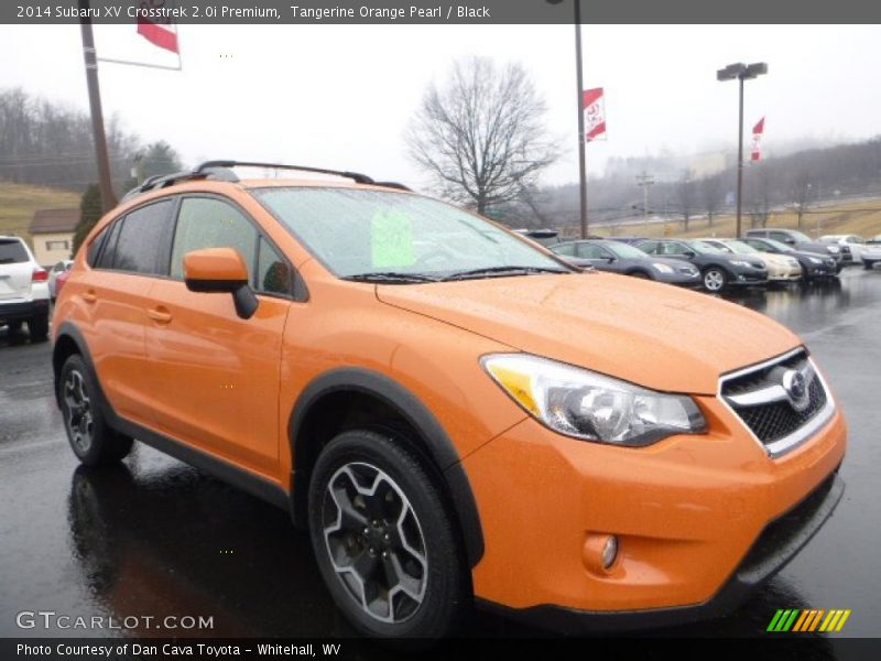 Tangerine Orange Pearl / Black 2014 Subaru XV Crosstrek 2.0i Premium