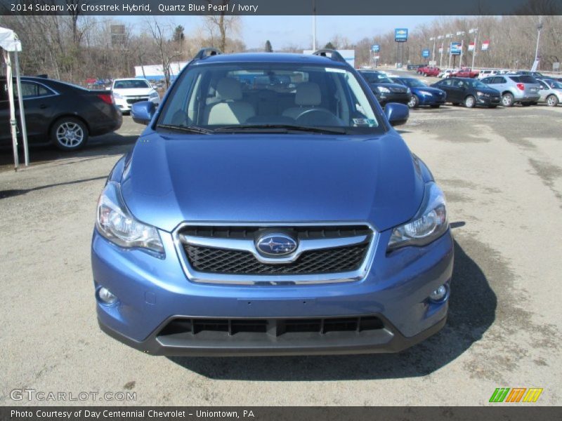 Quartz Blue Pearl / Ivory 2014 Subaru XV Crosstrek Hybrid