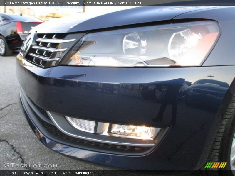 Night Blue Metallic / Cornsilk Beige 2014 Volkswagen Passat 1.8T SEL Premium