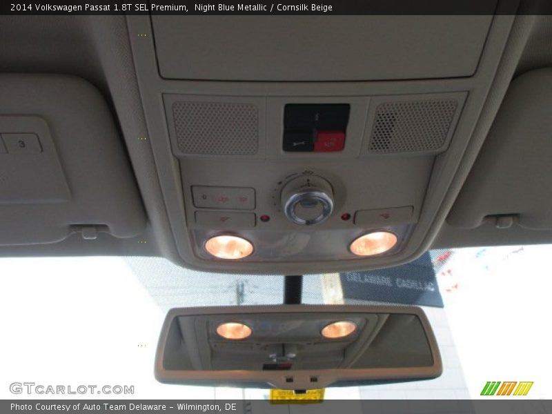 Night Blue Metallic / Cornsilk Beige 2014 Volkswagen Passat 1.8T SEL Premium