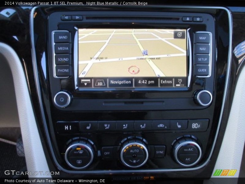 Navigation of 2014 Passat 1.8T SEL Premium
