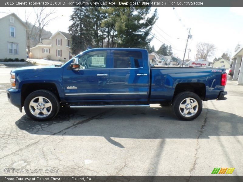  2015 Silverado 2500HD High Country Crew Cab 4x4 Deep Ocean Blue Metallic