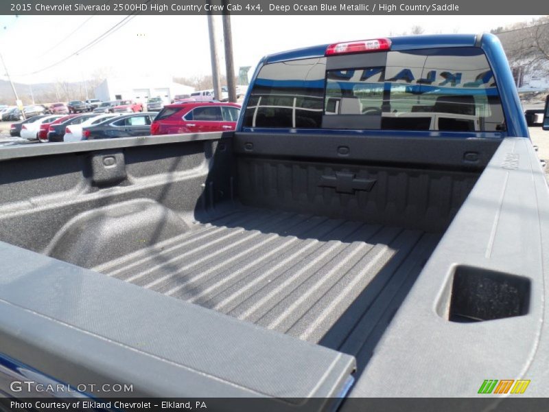 Deep Ocean Blue Metallic / High Country Saddle 2015 Chevrolet Silverado 2500HD High Country Crew Cab 4x4