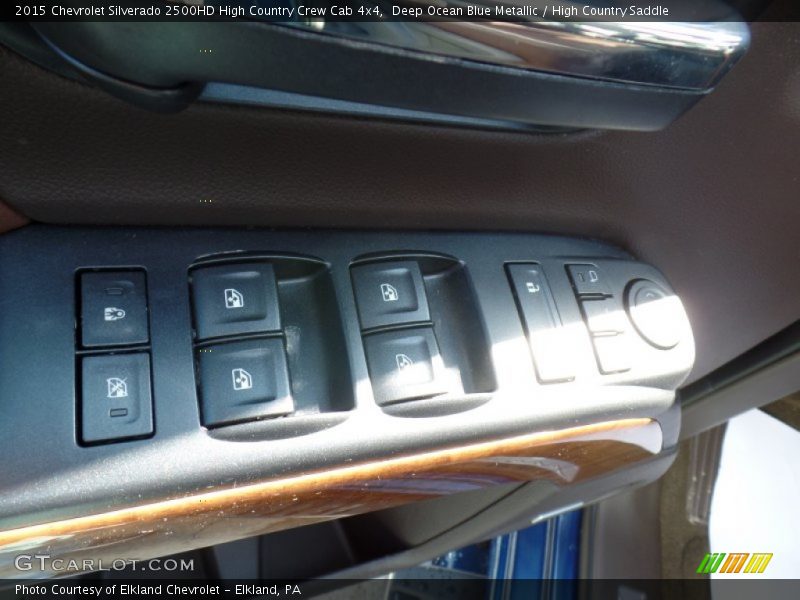 Deep Ocean Blue Metallic / High Country Saddle 2015 Chevrolet Silverado 2500HD High Country Crew Cab 4x4