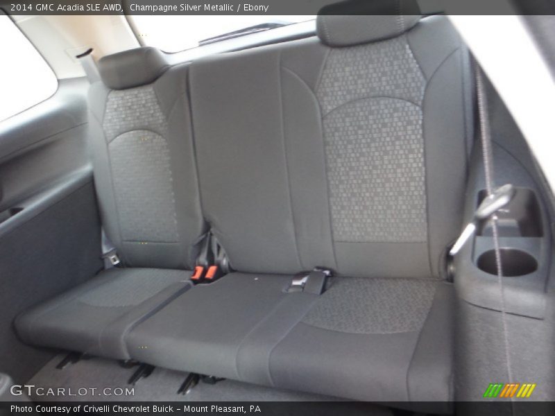 Champagne Silver Metallic / Ebony 2014 GMC Acadia SLE AWD