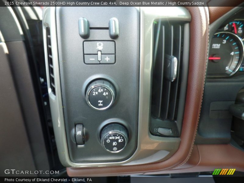 Controls of 2015 Silverado 2500HD High Country Crew Cab 4x4