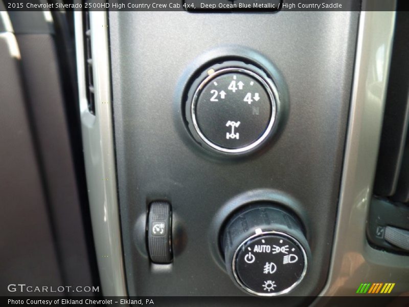 Controls of 2015 Silverado 2500HD High Country Crew Cab 4x4