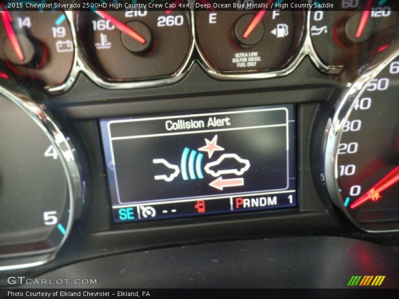 Deep Ocean Blue Metallic / High Country Saddle 2015 Chevrolet Silverado 2500HD High Country Crew Cab 4x4