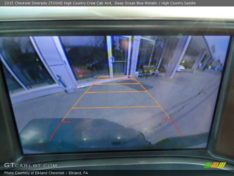 Deep Ocean Blue Metallic / High Country Saddle 2015 Chevrolet Silverado 2500HD High Country Crew Cab 4x4