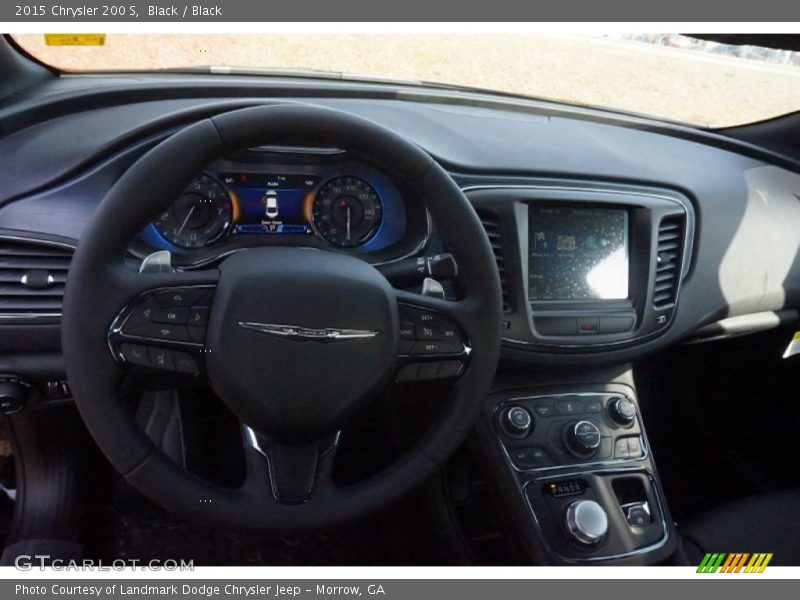 Black / Black 2015 Chrysler 200 S