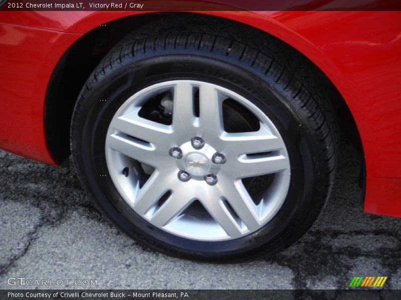 Victory Red / Gray 2012 Chevrolet Impala LT