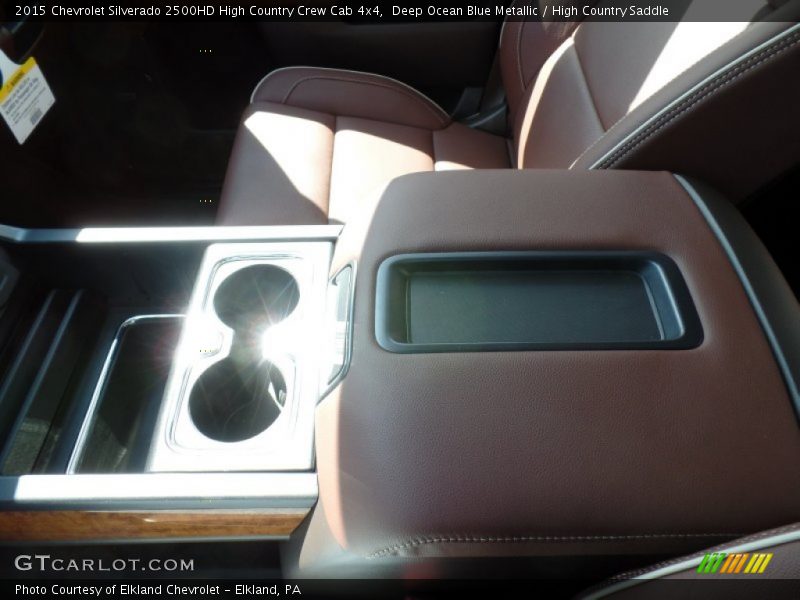 Deep Ocean Blue Metallic / High Country Saddle 2015 Chevrolet Silverado 2500HD High Country Crew Cab 4x4