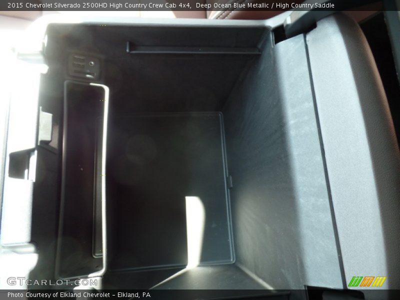 Deep Ocean Blue Metallic / High Country Saddle 2015 Chevrolet Silverado 2500HD High Country Crew Cab 4x4