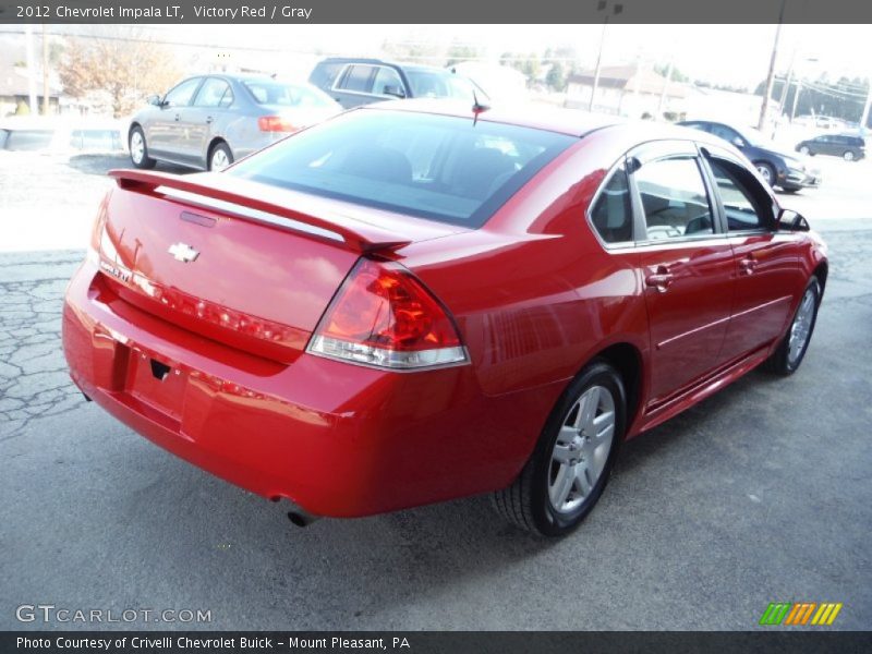 Victory Red / Gray 2012 Chevrolet Impala LT