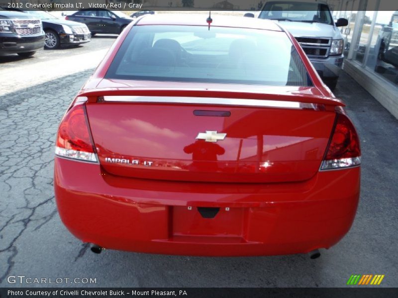 Victory Red / Gray 2012 Chevrolet Impala LT