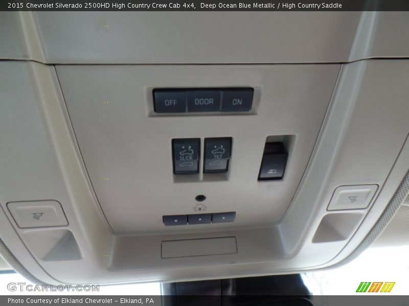 Deep Ocean Blue Metallic / High Country Saddle 2015 Chevrolet Silverado 2500HD High Country Crew Cab 4x4