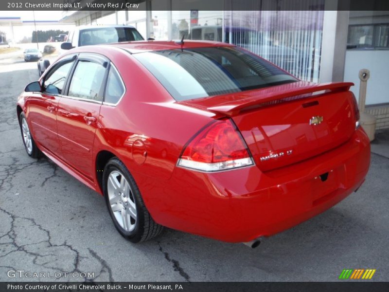 Victory Red / Gray 2012 Chevrolet Impala LT