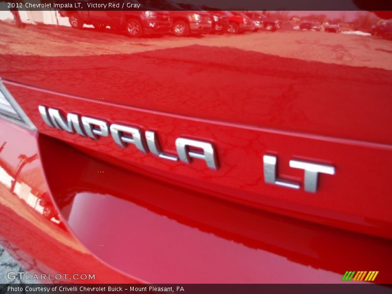 Victory Red / Gray 2012 Chevrolet Impala LT