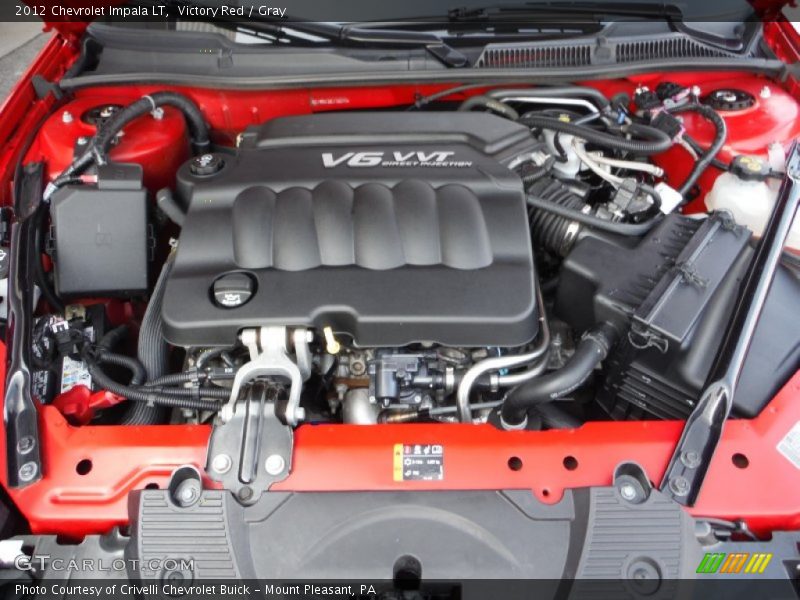 Victory Red / Gray 2012 Chevrolet Impala LT