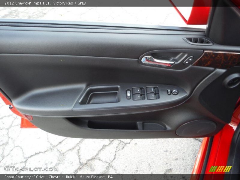Victory Red / Gray 2012 Chevrolet Impala LT
