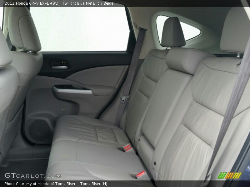 Twilight Blue Metallic / Beige 2012 Honda CR-V EX-L 4WD