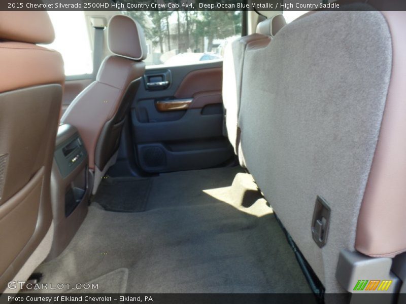 Deep Ocean Blue Metallic / High Country Saddle 2015 Chevrolet Silverado 2500HD High Country Crew Cab 4x4