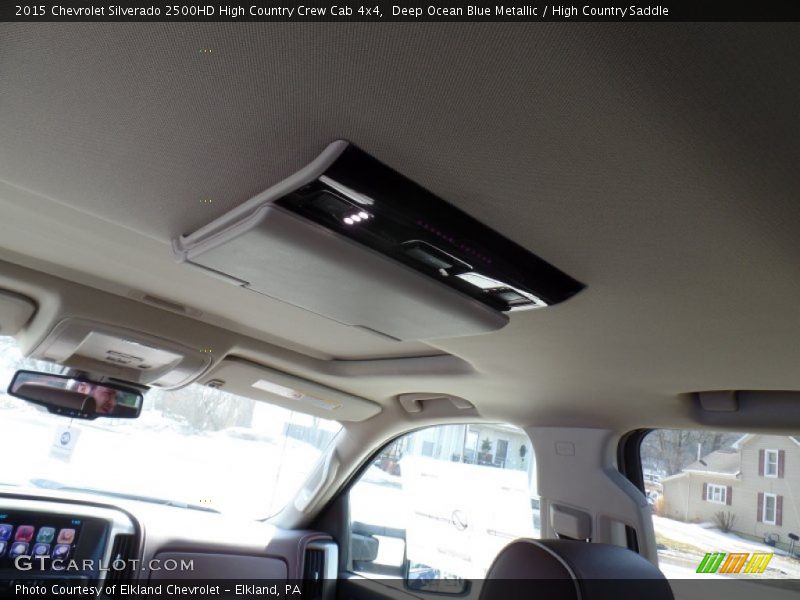 Deep Ocean Blue Metallic / High Country Saddle 2015 Chevrolet Silverado 2500HD High Country Crew Cab 4x4