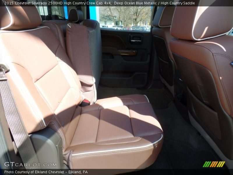 Deep Ocean Blue Metallic / High Country Saddle 2015 Chevrolet Silverado 2500HD High Country Crew Cab 4x4