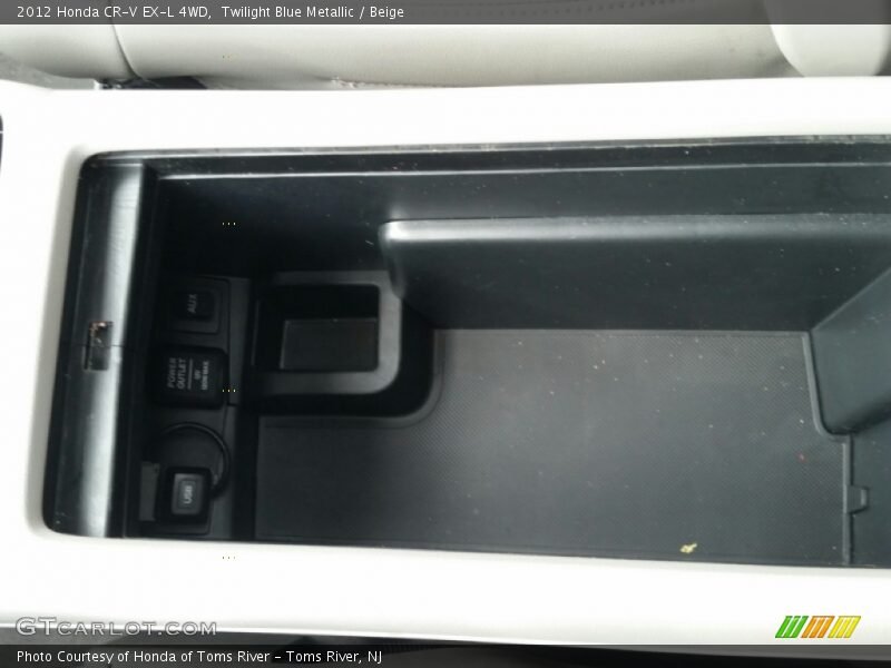 Twilight Blue Metallic / Beige 2012 Honda CR-V EX-L 4WD